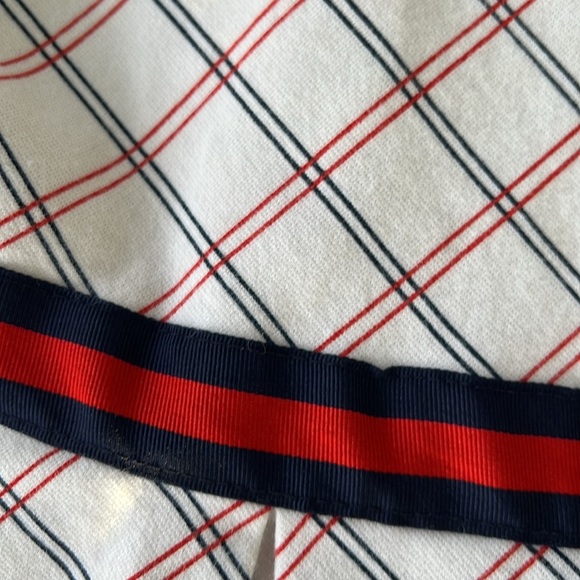 Janie and jack red and navy plaid twirl dress - Picture 4 of 8